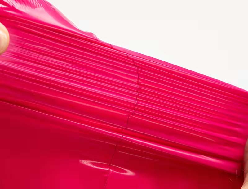 太子河玫红色快递袋-05