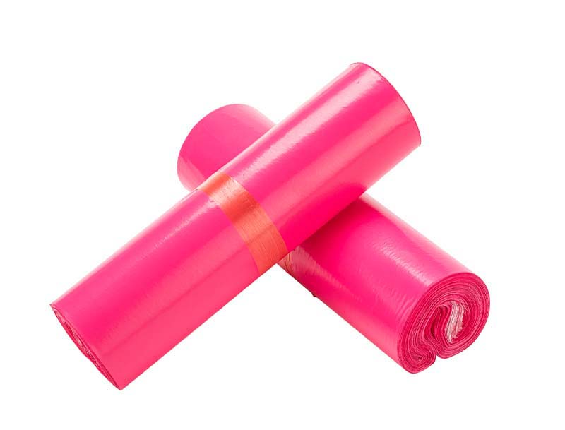 太子河玫红色快递袋-02